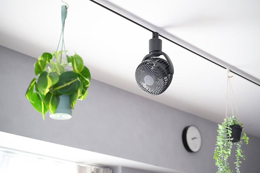 Simac SFR-250PH アイボリー レールファン　扇風機 Amazon.co.jp: スワン電器 ダクトレール専用小型レールファン 首